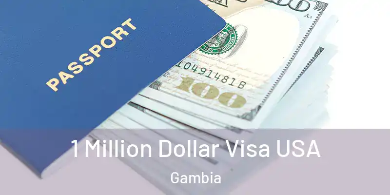  1 Million Dollar Visa USA Gambia